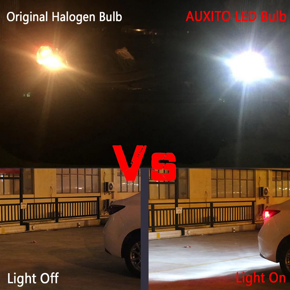 2 шт. T15 W16W светодиодный CANBUS 912 921 CSP 9 SMD без ошибок 6500K белый 2000lm Автомобильная
