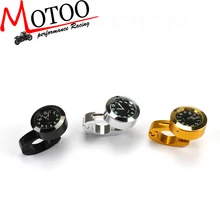 Популярные 22 мм аксессуары для мотоциклов Руль Крепление часы водонепроницаемые