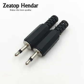 

100pcs 2.5mm Mono Male Plug Jack Audio Adaptor Soldering Connector