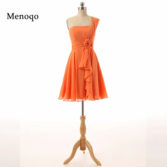 Orange Short Party Dresses