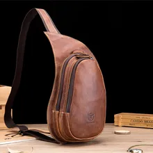 Новая популярная модная кожаная нагрудная сумка Crazy Horse, фирменный дизайн, натуральная кожа, сумка-мессенджер, сумки отличного качества