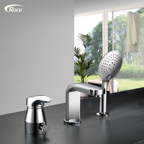 

export three pull head wash basin faucet basin faucet hot shower bathtub faucet