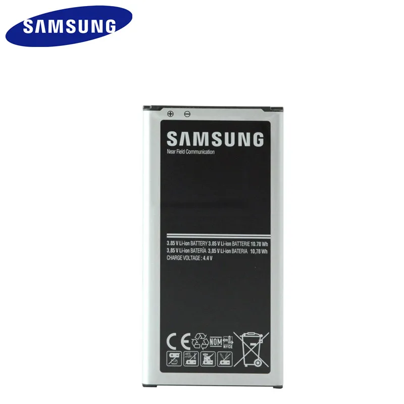 Оригинальный Для samsung Батарея EB-BG900BBE для Galaxy S5 NFC EB-BG900BBC SM-G900T T-MOBILE SM-G900 GT I9600 G900F 2800