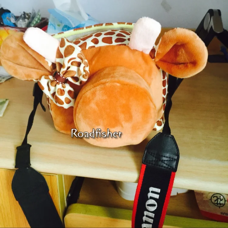 Giraffe handmade camera bag 1