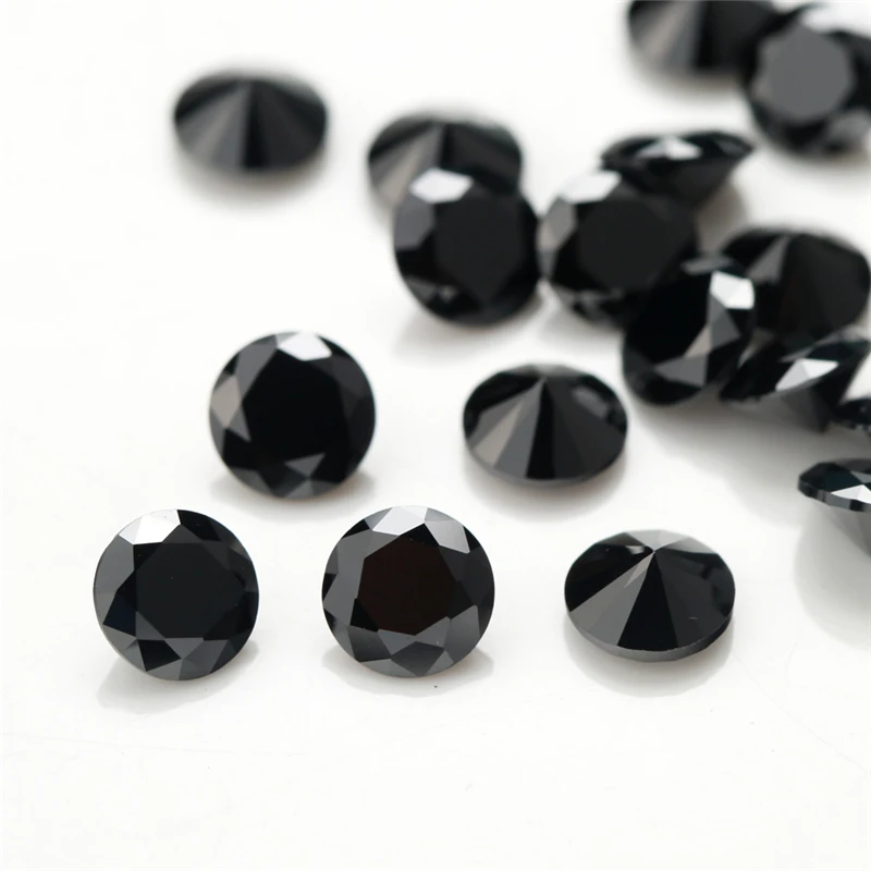 1mm~3.75mm Round-Black-Cubic-Zirconia-7 (5)