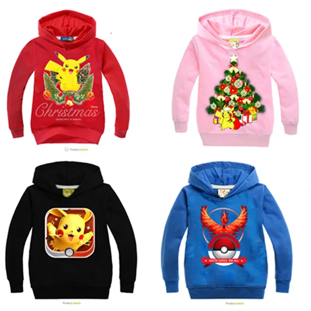 2018 kids boys hoodies casacos girls coat christmas jacket children pokemon go plus baby girl clothes - Christmas Jackets 2018 kids boys hoodies casacos girls coat christmas jacket children pokemon go plus baby girl clothes - Christmas Jackets