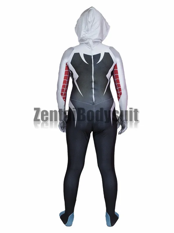 Потрясающий костюм Человека паука Гвен Стейси зентай на Хэллоуин|zentai suit|gwen stacy
