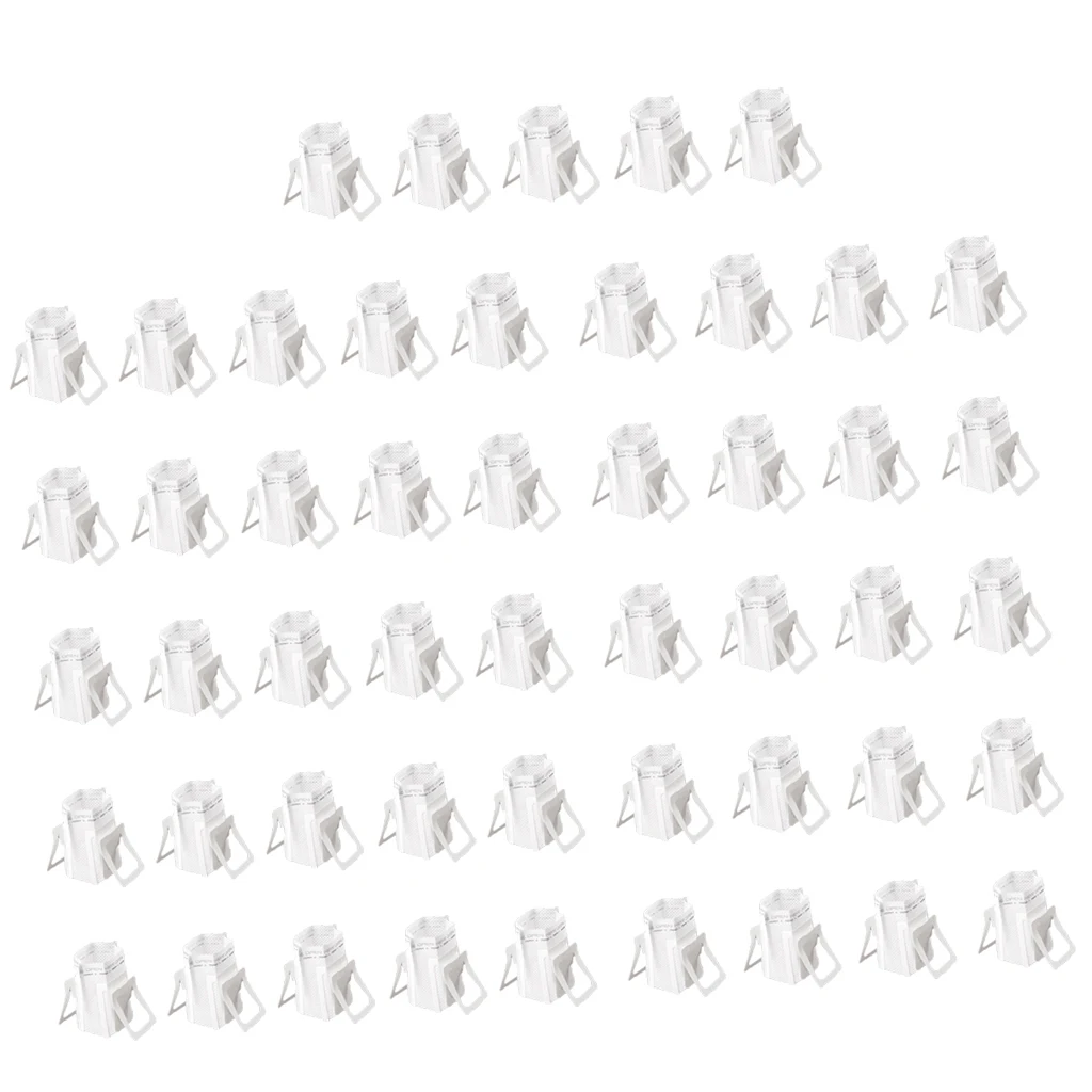 50pcs Paper Disposable Coffee Filter Bags Dripper Paper Bags Portable Coffeeware Tool -White