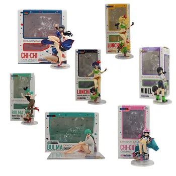 

9-19cm Hot Anime Dragon Ball Z Bulma Lunch Launch Chichi cute sexy figure model toy collection for friends gifts