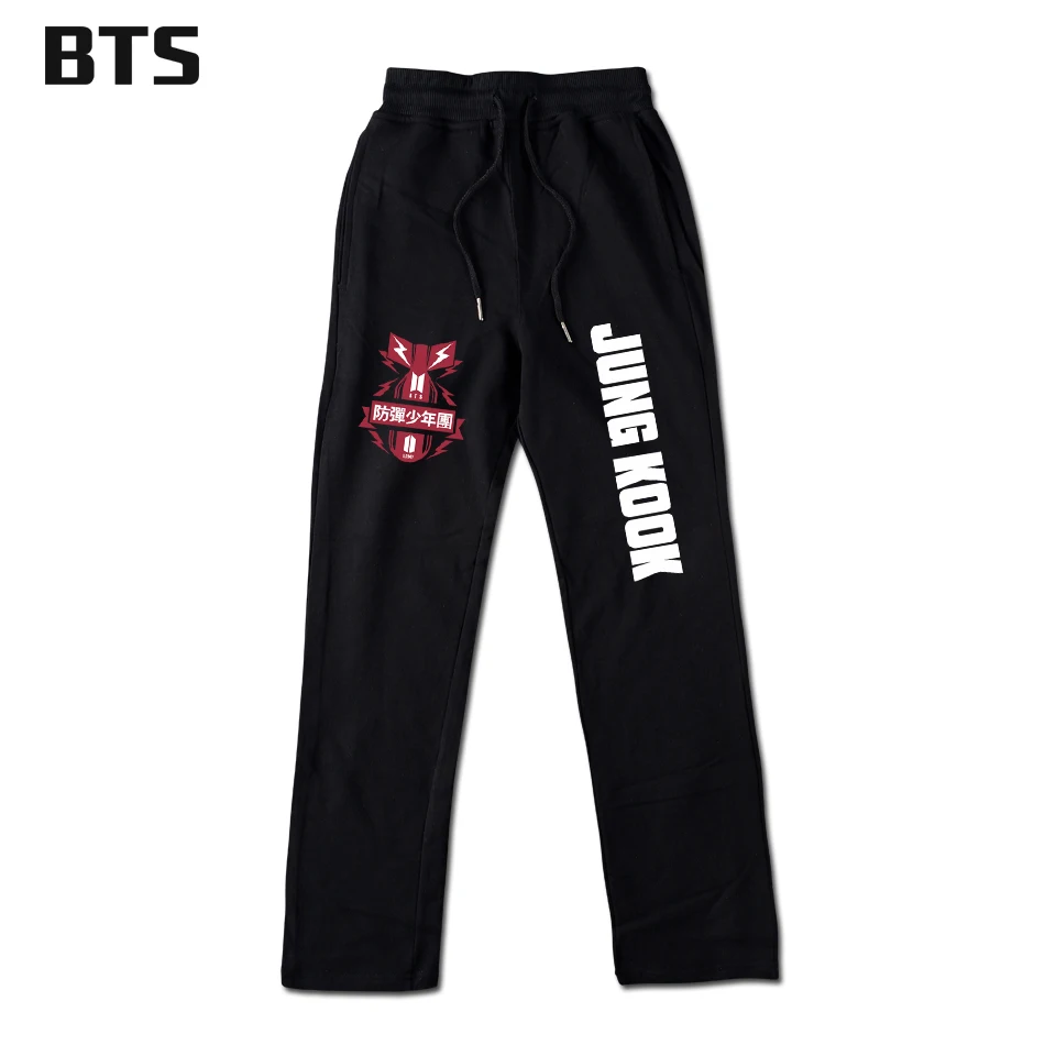 BTS KPOP Pants Bangtan Boys 100% Cotton Men/Women Trousers Casual ...