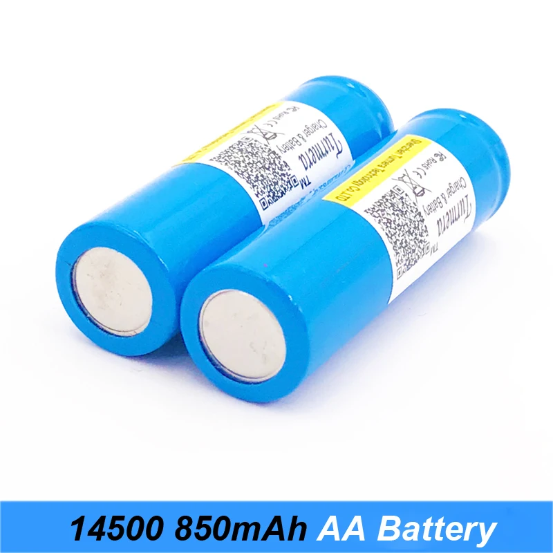 Turmera батарея 14500 850 мАч 3 7 V AA Li Ion литиевые аккумуляторные для зарядное устройство