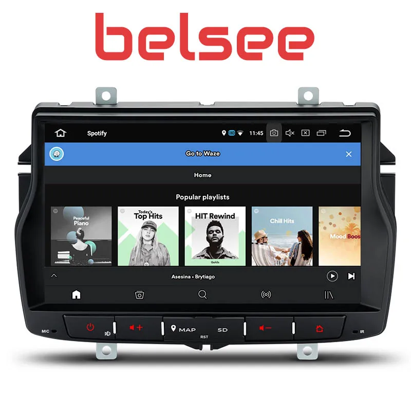 Perfect Belsee Android 8.0 Car Radio Octa Core PX5 Touch HD Screen GPS Navigation Auto Stereo Head Unit Multimedia No DVD for Lada Vesta 3