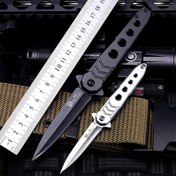 

New Free Shipping Outdoor Folding Fruit Knife Self-defense Wilderness Survival 7CR17Mov Steel for Sharp Hunting Knives EDC Tools