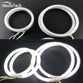 

HochiTech WHITE 6000K CCFL Headlight Halo Angel Demon Eyes Kit angel eyes light for Fiat Linea 2007 to 2015