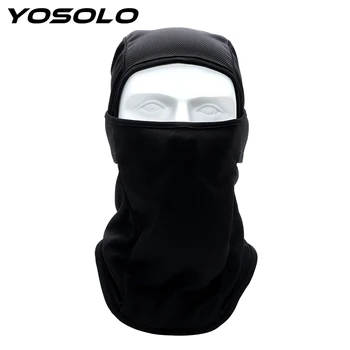 

YOSOLO Balaclava Hood Headgear Thin Soft Breathable Mask for Moto Bicycle Cycling Motorcycle Face Mask Full Face and Neck