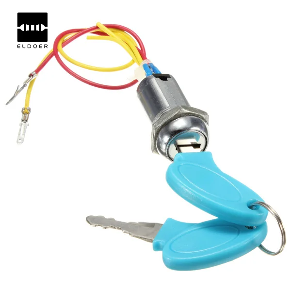 

2016 New Ignition Switch Keys Lock for Electric Scooters Bike Suitable for Electric Cars Tricycles Electric Buggies Installation