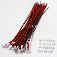 100 комплектов Mini Micro ZH 1,5 2-контактный разъем JST с проводами кабель
