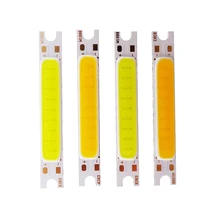 Source de lumière Led Cob Ultra brillante, 3W, puce Epistar, DC9-11V, 48x7mm/1.9x0.28 pouces, lampe pour ampoule led, projecteur R, 10 pièces