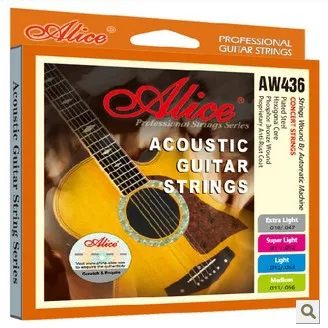 

Alice AW436-XL/SL/L/M Acoustic Guitar StringsCoated Steel Hexagonal Core Phosphor Bronze Wound