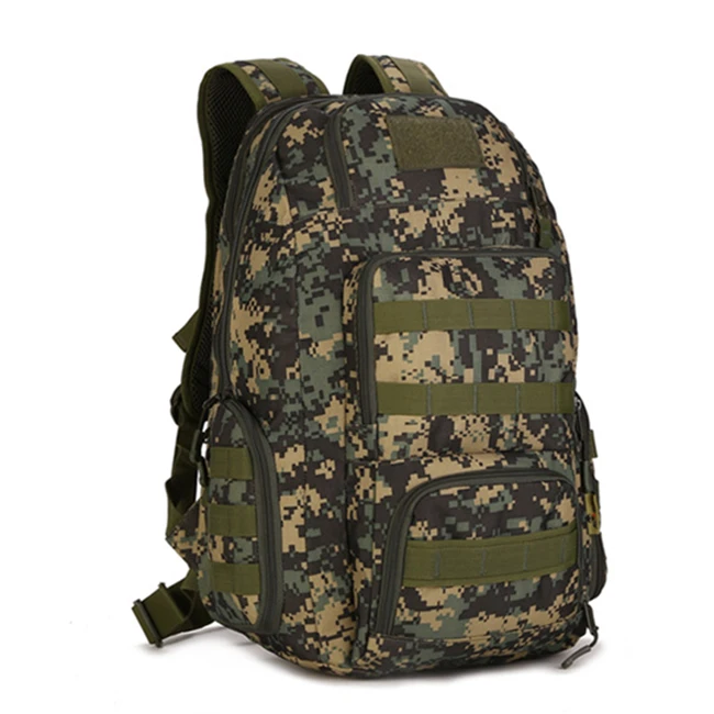 40L мужской рюкзак водонепроницаемый нейлоновый мужской женский военный рюкзак для путешествий 14 дюймов Сумка для ноутбука Molle армейские походные сумки спортивные XA41D - Цвет: Jungle Digital