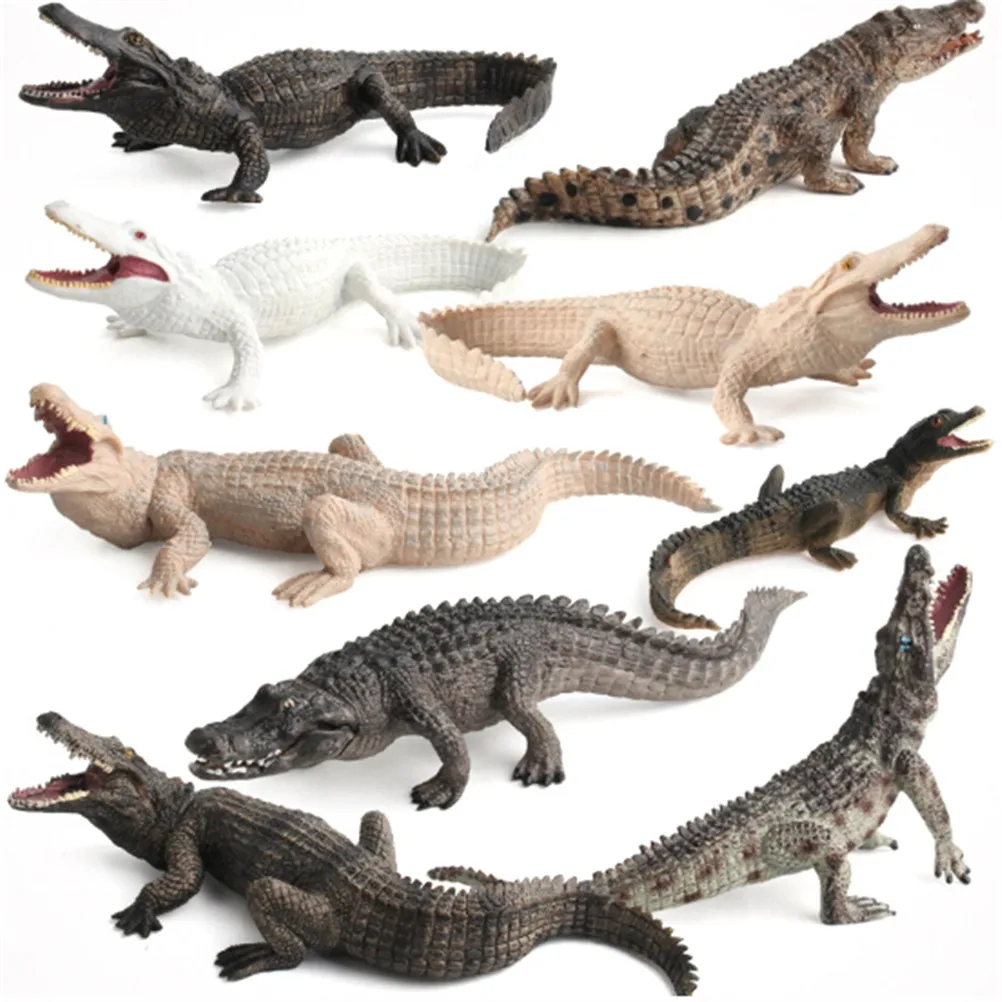Новый Крокодил животных моделирования Модель Действие и игрушки Фигурки Коллекция подарок для детей оптовая продажа