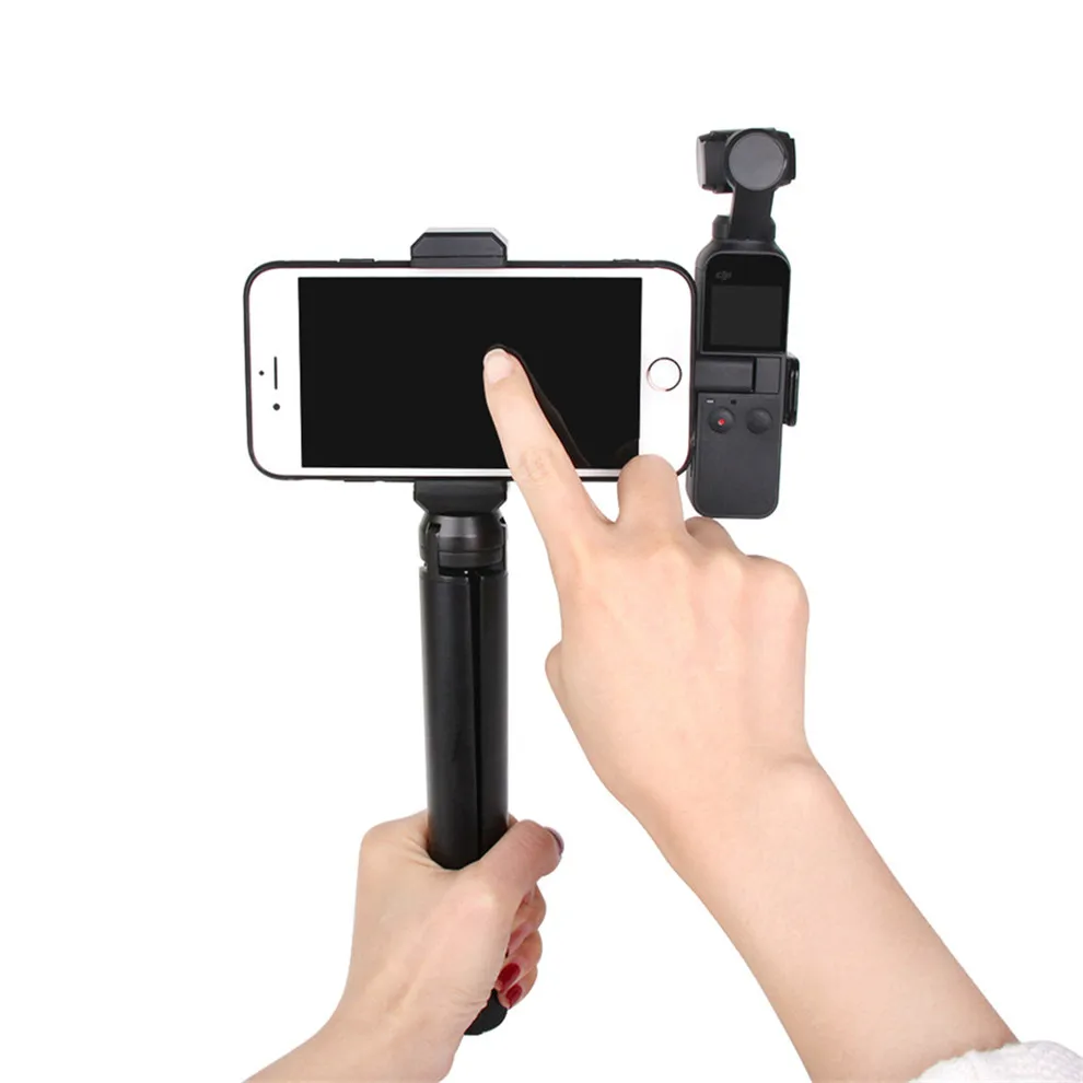 OSMO Pocket Phone Clip Holder + Selfie Stick + Tripod for DJI OSMO Pocket Handheld Gimbal Accessories-10