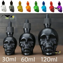 7 Color Scrub skull bitter bottle of bitter medicine dropper BITTER BOTTLE 30/60/120ml рюкзак bitter coffee 2015 pu