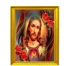 Diy Алмазная вышивка 5D круглый алмаз, кристалл картина домашний декор Алмазная мозаика религиозные подарки на заказ фото Прямая