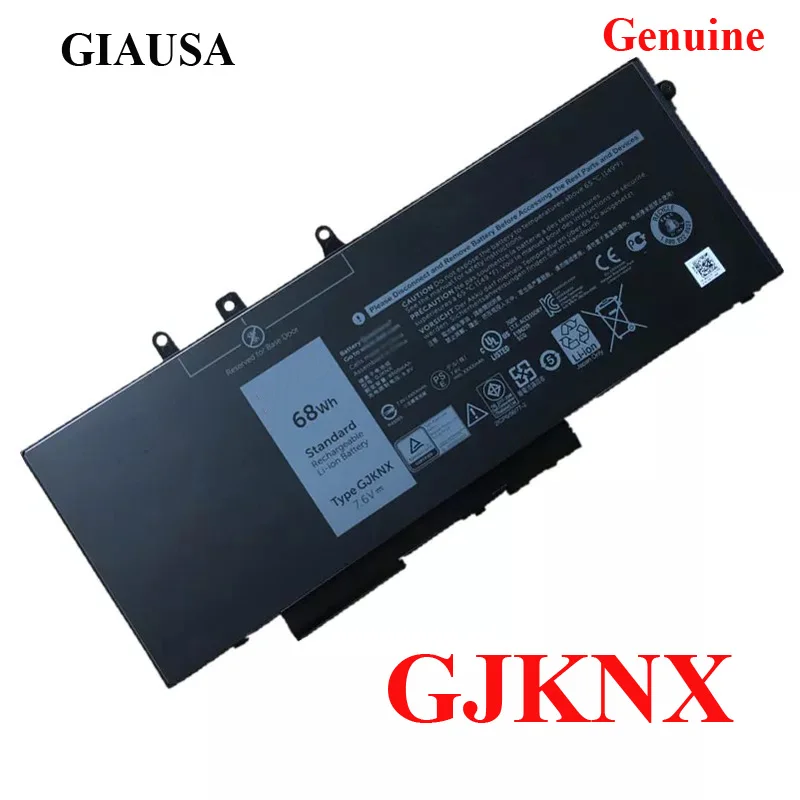 Аккумулятор GJKNX для Dell Latitude 15 3520 E5480 5480 5580 GD1JP 7 6 V 68WH | Компьютеры и офис
