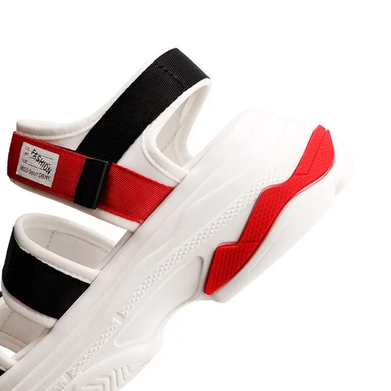 Taoffen Women Chunky Sandals Mixed Color Casual Outdoor Beach Summer Shoes Women Fashion Sneaker Platform Sandals Size 35-40 Taoffen Women Chunky Sandals Mixed Color Casual Outdoor Beach Summer Shoes Women Fashion Sneaker Platform Sandals Size 35-40