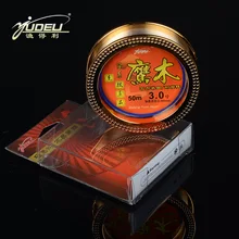 yudeli Brand Super Strong 50M Nylon Monofilament Vice line Fishing Line Rope Japan Material 6 40LB