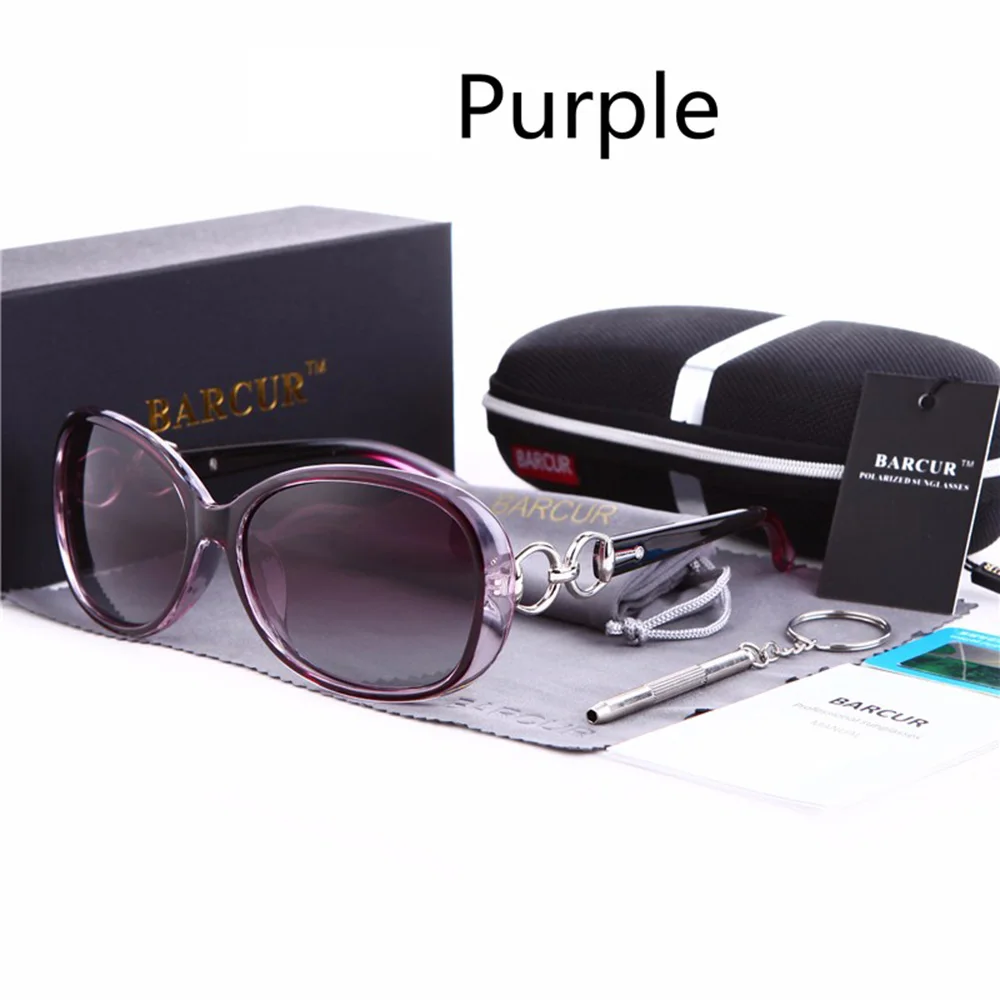 Поляризационные солнцезащитные очки для женщин, фирменный дизайн, женские солнцезащитные очки, Ретро стиль, новинка, солнцезащитные очки Gafas Oculos De Sol Masculino для женщин - Цвет линз: Фиолетовый