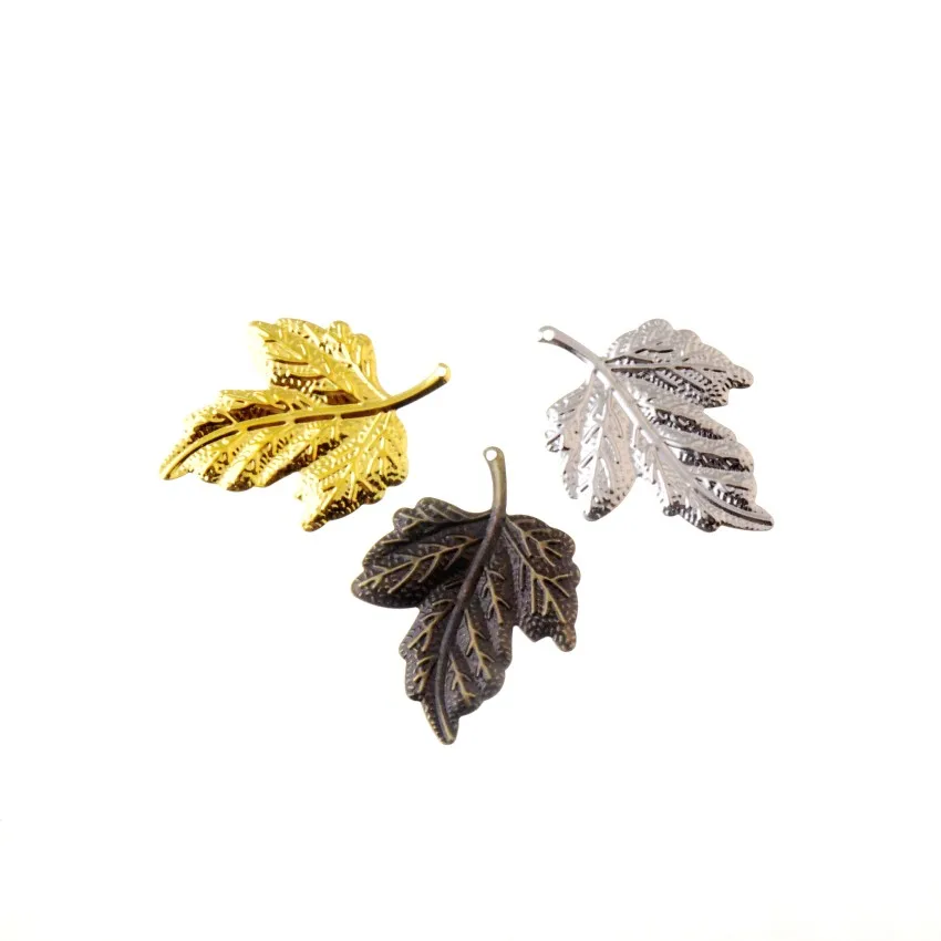 

Free shipping Jewelry Findings Filigree Leaf Decoration DIY Wraps Connectors for Embellishments