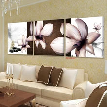 

XIN SHENG MEI 3 Piece Wall Art Canvas Home Decoration Picture Oil Painting Painting Pictures for Living Room Flowers 3P039