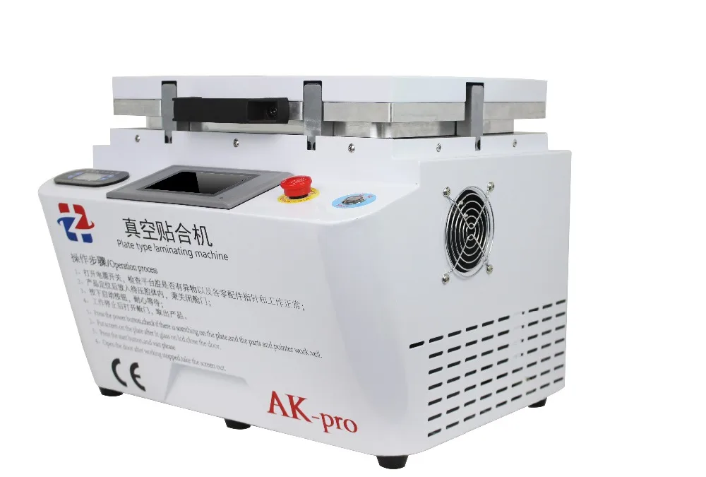 AK-PRO 2 в 1 автоматическая вакуумная машина для ламинирования машина для удаления пузырьков встроенный насос и воздушный компрессор с автоматическим замком