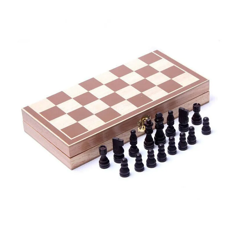 New 30*30CM Funny Folding Folable Wooden International Chess Set Board Game Funny Game Sports Entertainment Free Shipping New 30*30CM Funny Folding Folable Wooden International Chess Set Board Game Funny Game Sports Entertainment Free Shipping