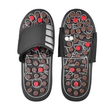 

Acupressure Massage Slipper Point Feet Massager Jade Stone Acupoint Massage Weight Loss Shoes Remove Bone Spurs Foot Care