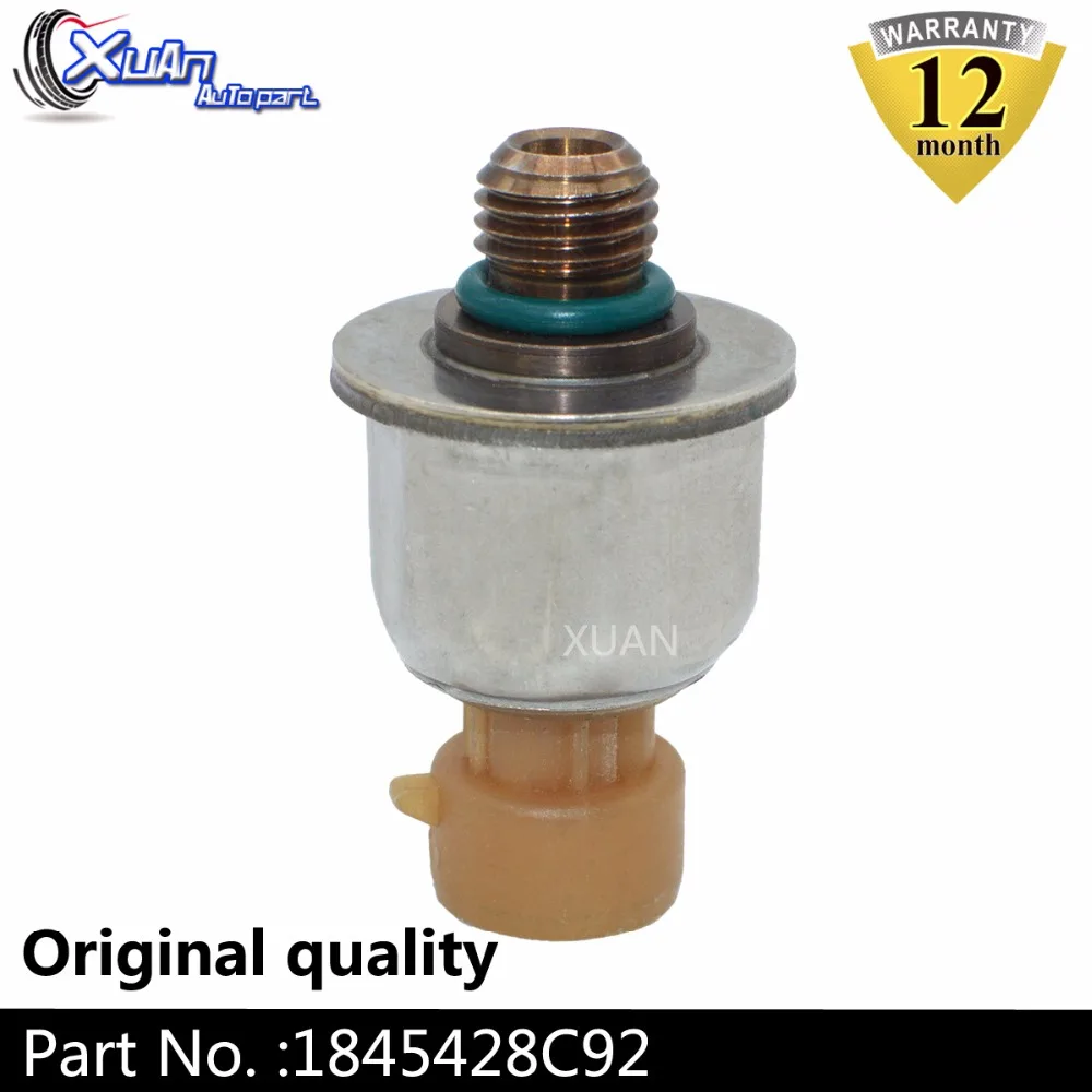 

XUAN 1845428C92 Fuel Rail high Pressure Regulator Sensor valve For Ford E-350 Excursion F-250 F-350 6.0L V8 2004-2007 3PP6-12