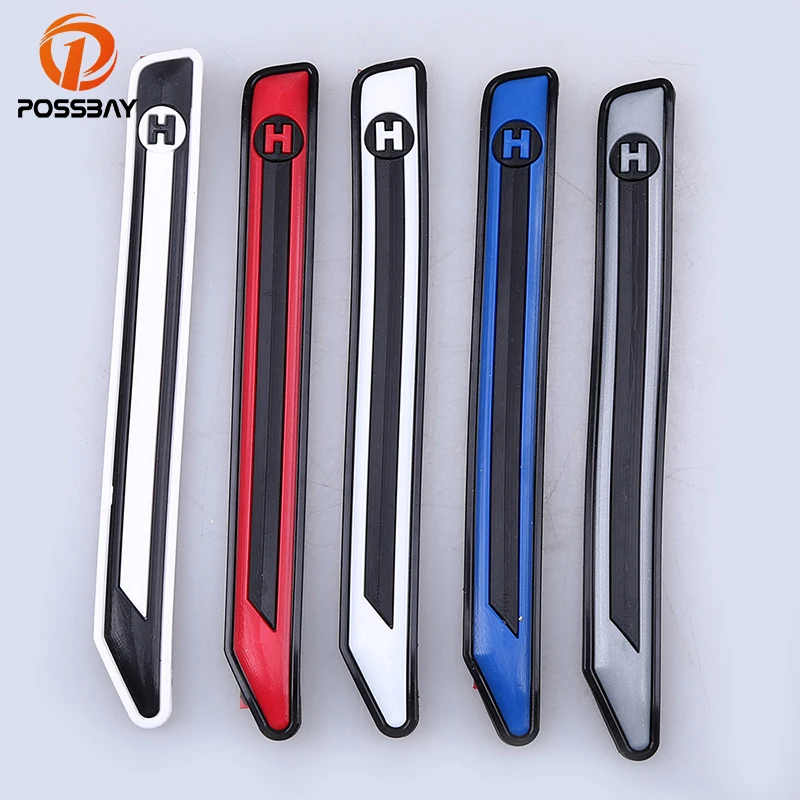 

POSSBAY 4 Pcs Universal Car Door Edge Protector Door Guard Trim Moldings Strip Scratch Anti-collision Rubber Stickers
