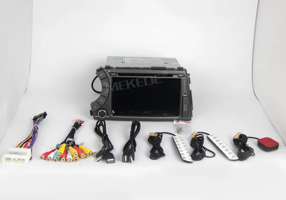 Perfect ready stock 7" 2din Android 7.1  car dvd gps for ssangyong Kyron Actyon 4G,Wifi,BT,support dvr,OBD2,quad core,1024x600,russian 19