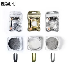 ROSALIND 1 шт ногтей Блеск порошок с зеркальным эффектом покрытие дизайн ногтей углы акрил для маникюра украшения лак
