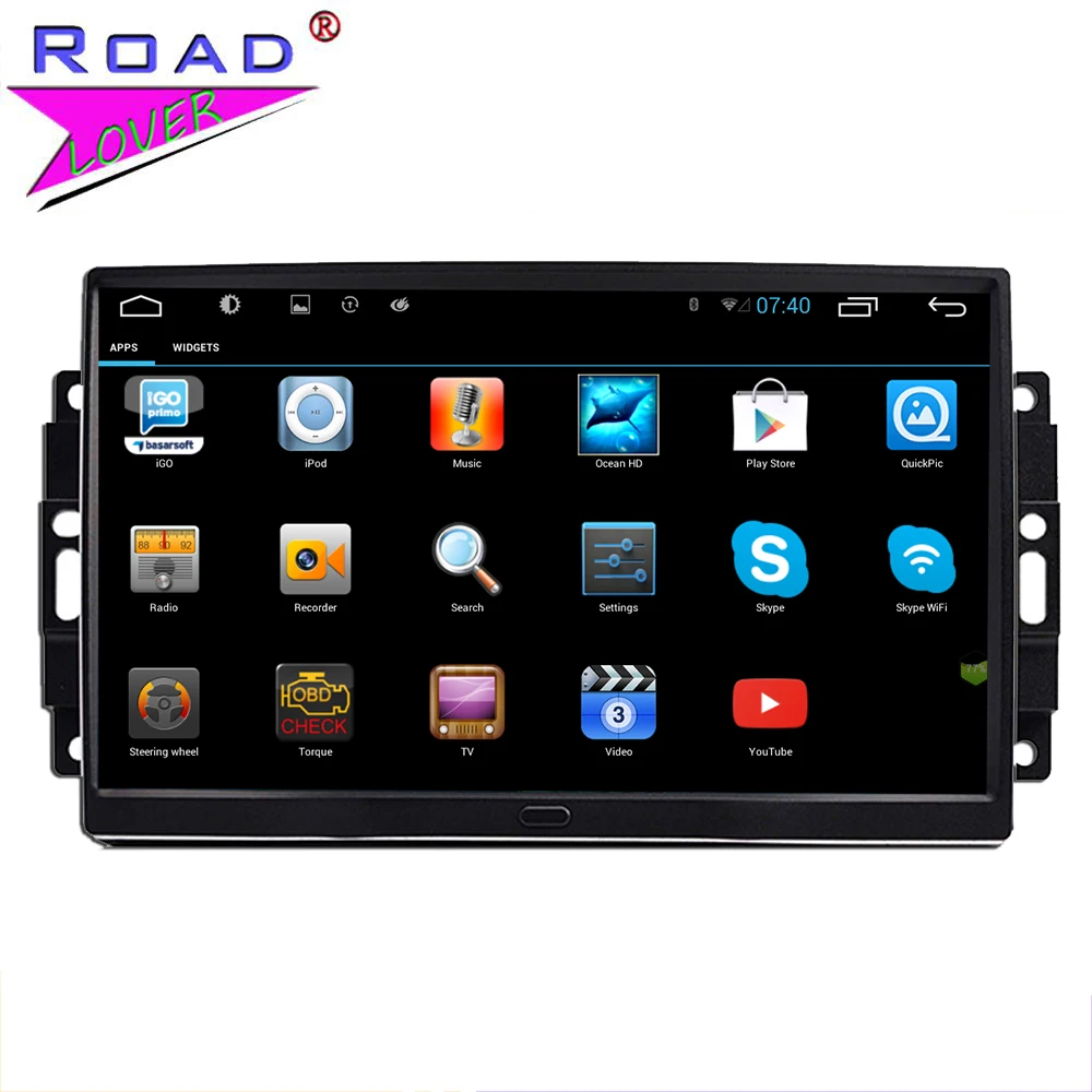 Clearance 2 Din Android 8.1 Car Media Player GPS Navigation For Jeep Grand Cherokee Patriot Dodge Charger Chrysler 300C Car Stereo Player 1