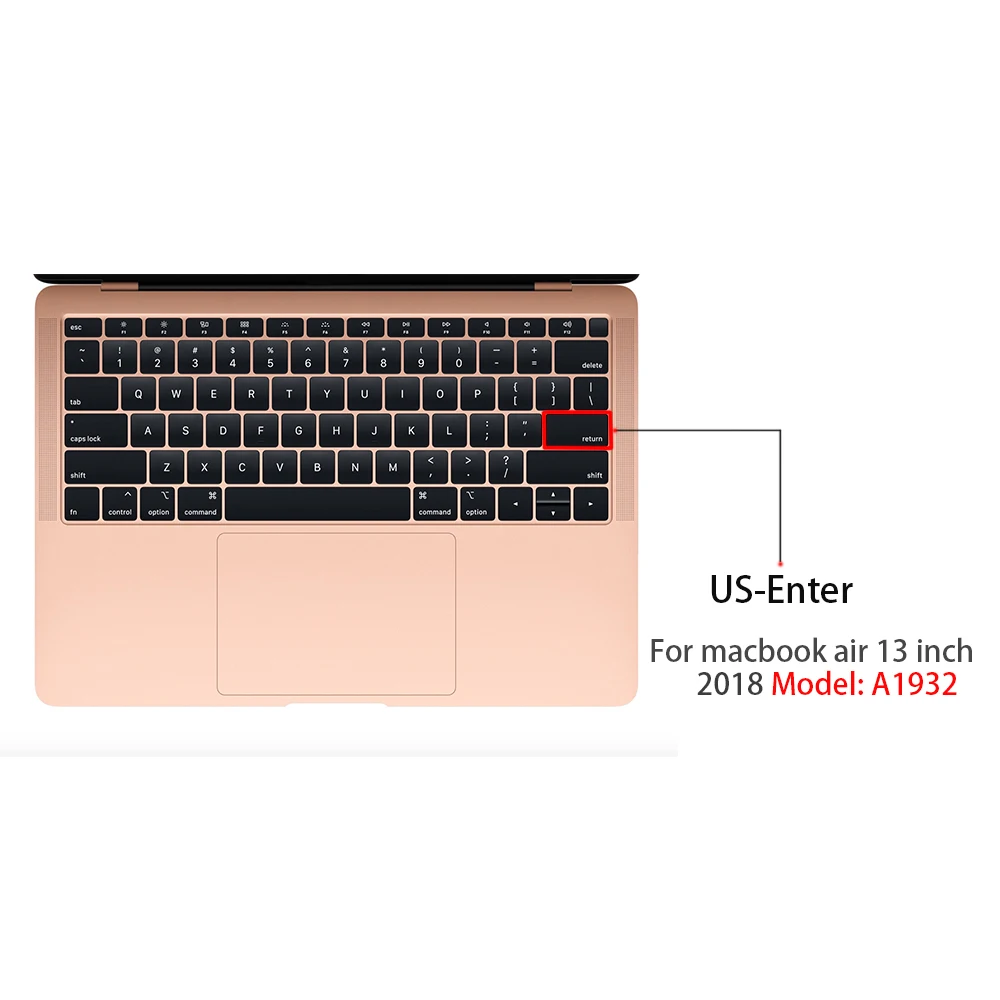 Женский Стильный чехол для ноутбука macbook air 13 &quotA1932 силиконовый