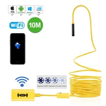 WiFi эндоскоп беспроводной бороскоп Водонепроницаемый 2,0 мегапикселей HD камера 2 м 5 м 7 м 10 м желтый Змеиный жесткий провод 8 мм 6 регулируемый светодиодный WiFi эндоскоп беспроводной бороскоп Водонепроницаемый 2,0 мегапикселей HD камера 2 м 5 м 7 м 10 м желтый Змеиный жесткий провод 8 мм 6 регулируемый светодиодный