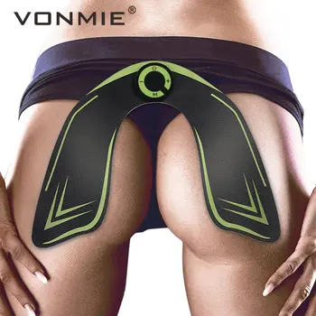 

VONMIE Hips EMS Trainer Massager S5C05 Electro Muscle Stimulator USB Rechargable Slimming Exerciser Tens Machine Smart Fitness