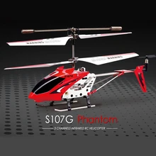 SYMA S107G RC Hélicoptère avec GYRO Coloré Clignotant Lumière Anti-Choc RC Jouet Électronique Jouets Hélicoptères de Contrôle À Distance 2.4G 3CH