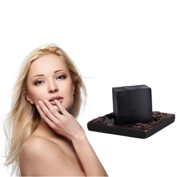 

Promotion Remove Wrinkles Handmade Herbal Soap Bamboo Charcoal Black Head Process Soap Anti-Oxidation Anti-Radiation 2019 NEW