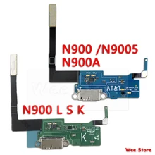 Для samsung Galaxy Note 3 N900 N9005 N900A usb порт для зарядки печатной платы Зарядное устройство Док-станция гибкий кабель
