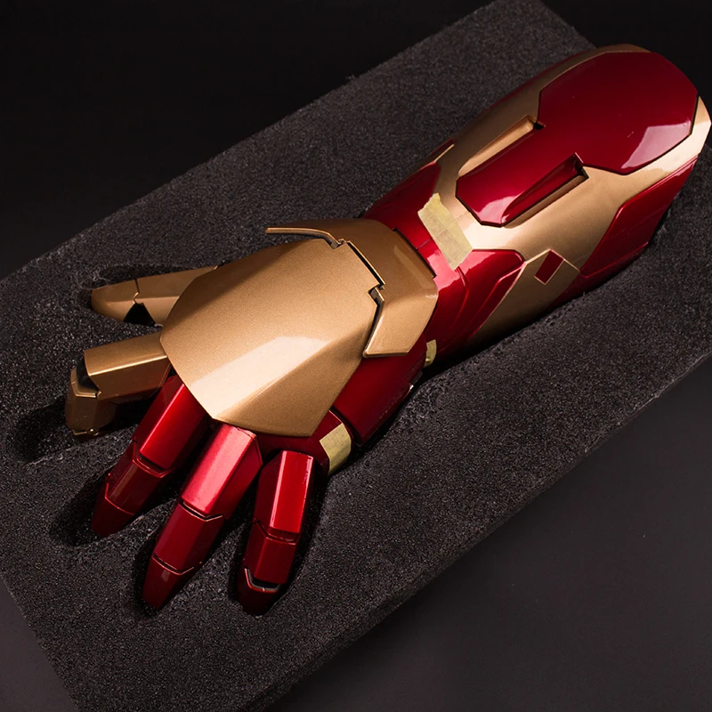 Right Marvel Legends, игрушки, новинка, железный 1/1 человек, носимая механическая рука, ПВХ, 47 см, Мстители, фигурки, модель фильма, коллекционная, Figma, подарок - Цвет: Right