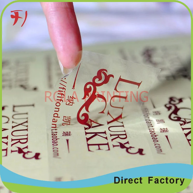 Printing Custom Self Adhesive Logo Stickers,Custom Adhesive Waterproof